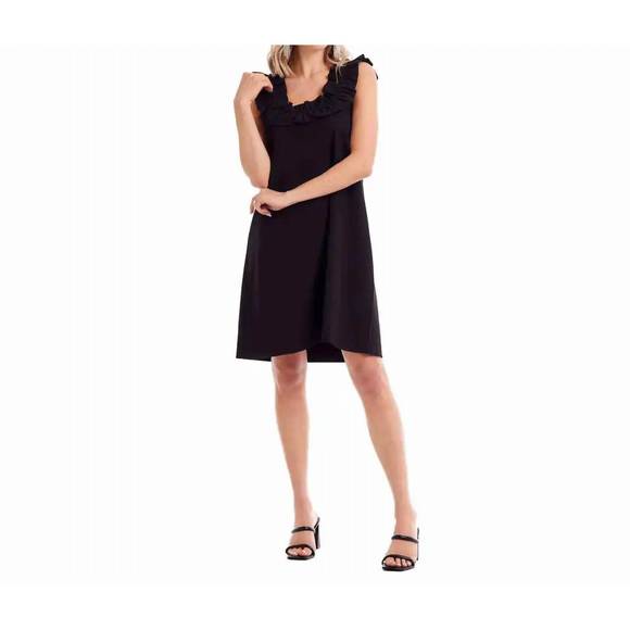 Mud Pie Ruffle Neck Dress Ladies Dresses Mud Pie Ruffle Neck Dress The  Farrah Flounce Dress